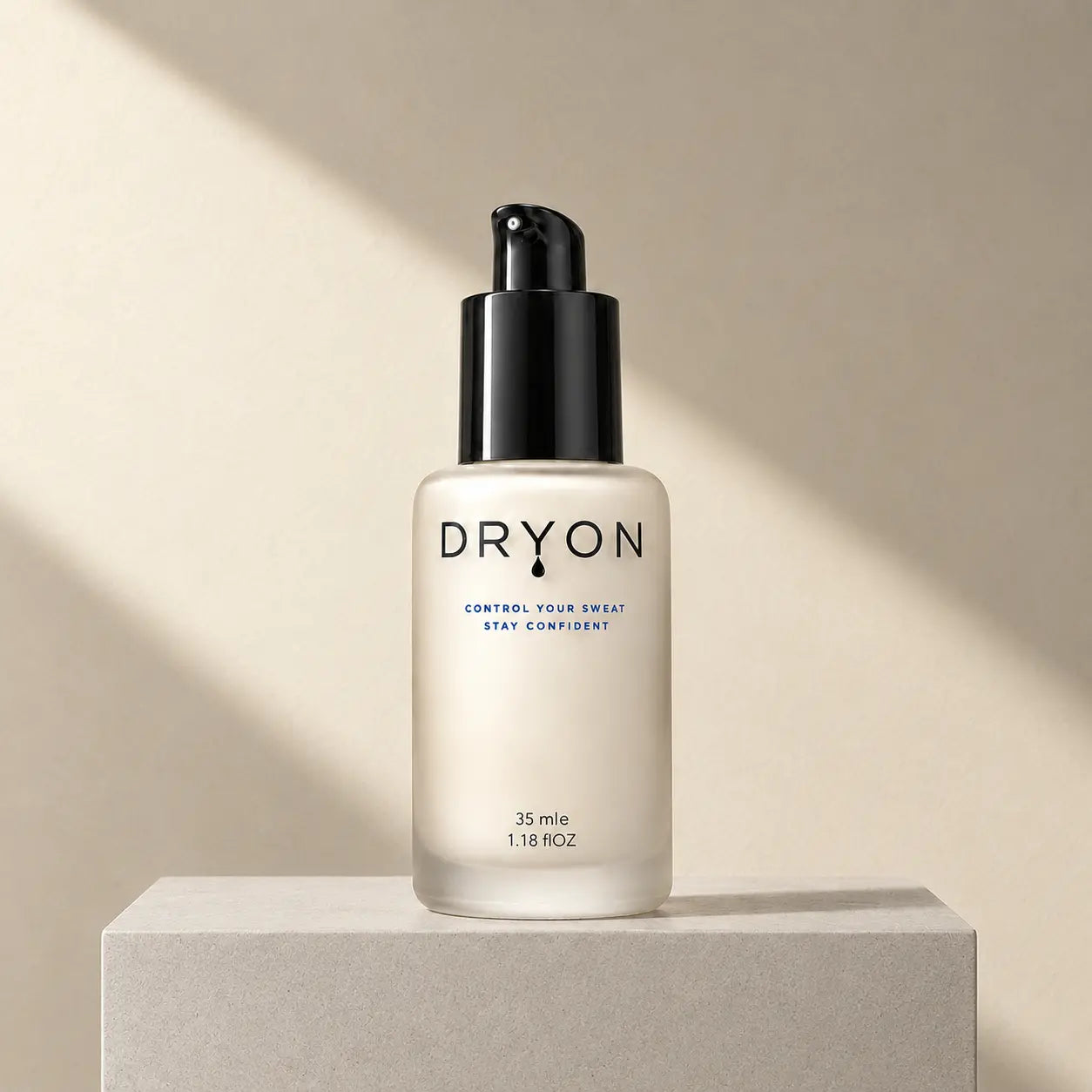 DRYON bottle photographed in the studio